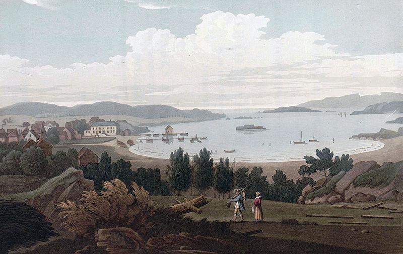 John William Edy Ferry at Helgeraae Germany oil painting art
